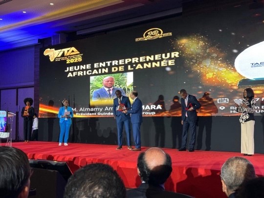 Almamy Amara Camara : prix du jeune entrepreneur africain de l'année 2025