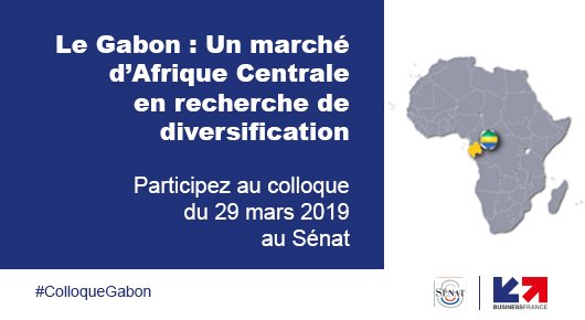 « Gabon émergent » : Colloque Business France le 29 mars au Palais du luxembourg