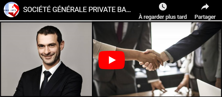 SOCIÉTÉ GÉNÉRALE PRIVATE BANKING – Le temps d’un café avec Frédéric Poilpré pour parler cession d’entreprise