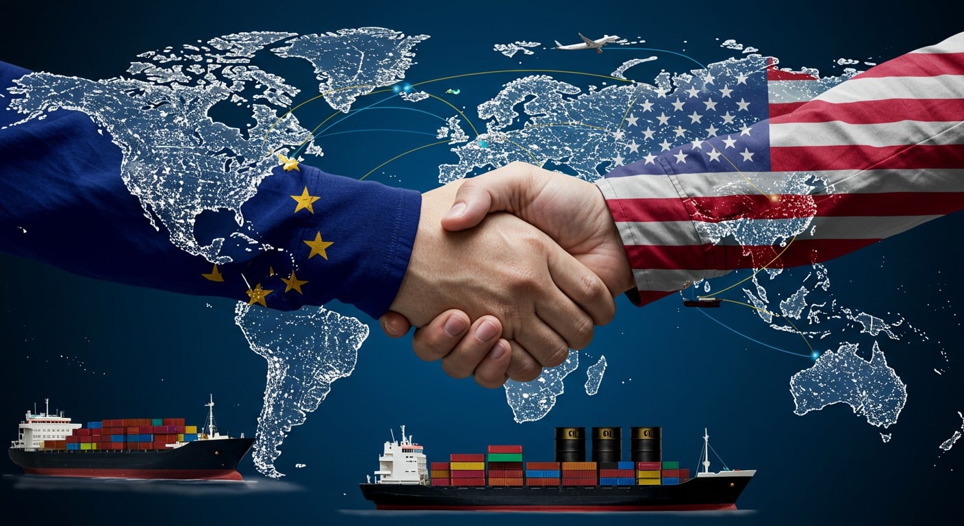 Accord Europe‑États‑Unis : un compromis évite la guerre commerciale