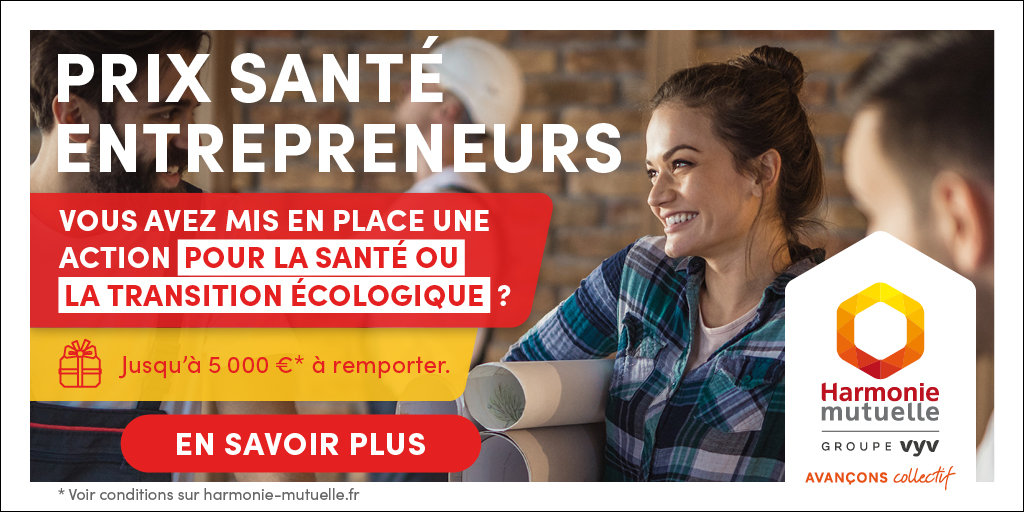 Prix Santé Entrepreneurs Harmonie Mutuelle