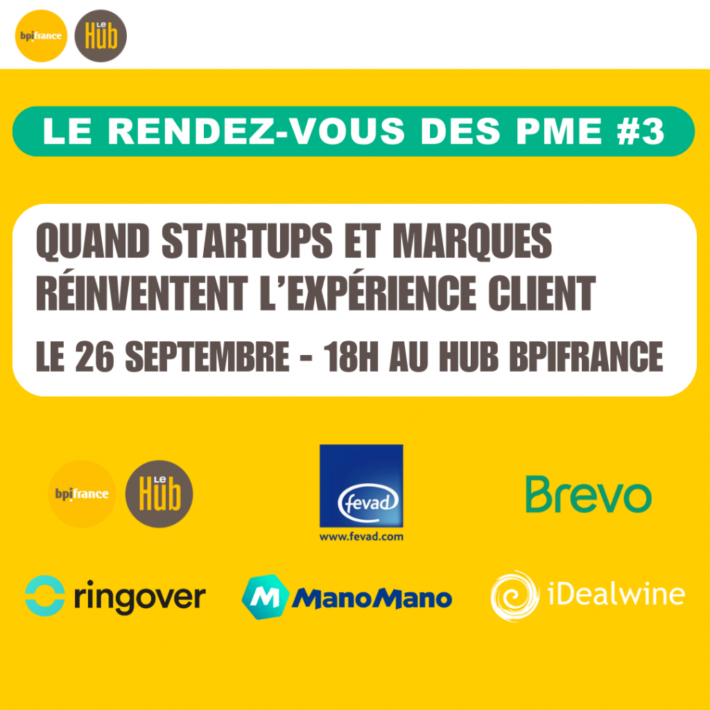 Bpifrance Le Hub : le rendez-vous de la digitalisation des PME et ETI grâce aux startups le 26 septembre 2023